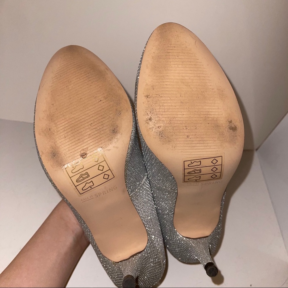 Call It Spring Silver Heels - Picture 8 of 10
